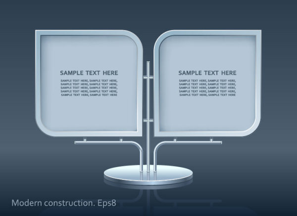 Fashion photo frame design 02 - vector material