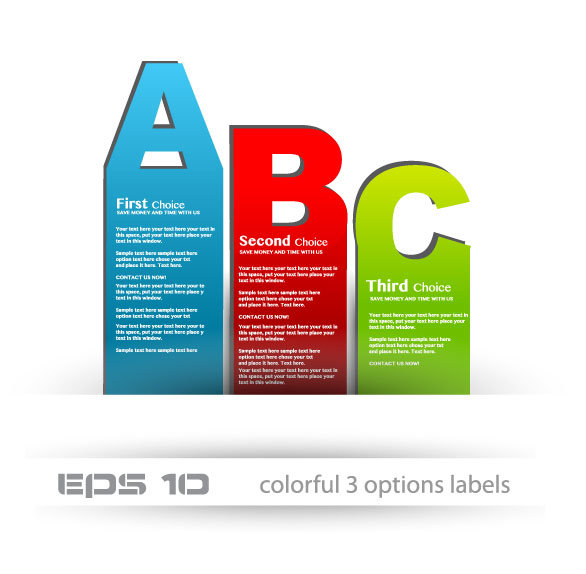 Fashion Label Design 04 - vector material