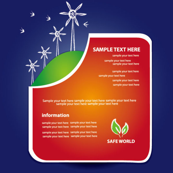 Fashion colorful background 04 - vector material