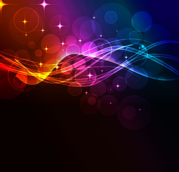 Stylish light background 04 - vector material