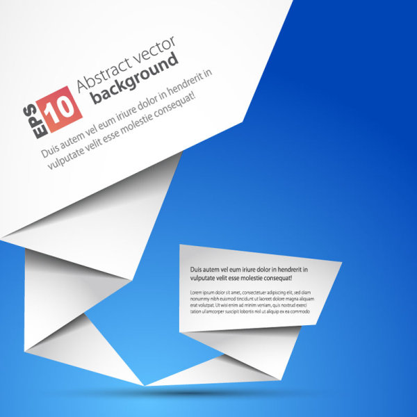 Tendance origami fond 04 - vecteur matériel