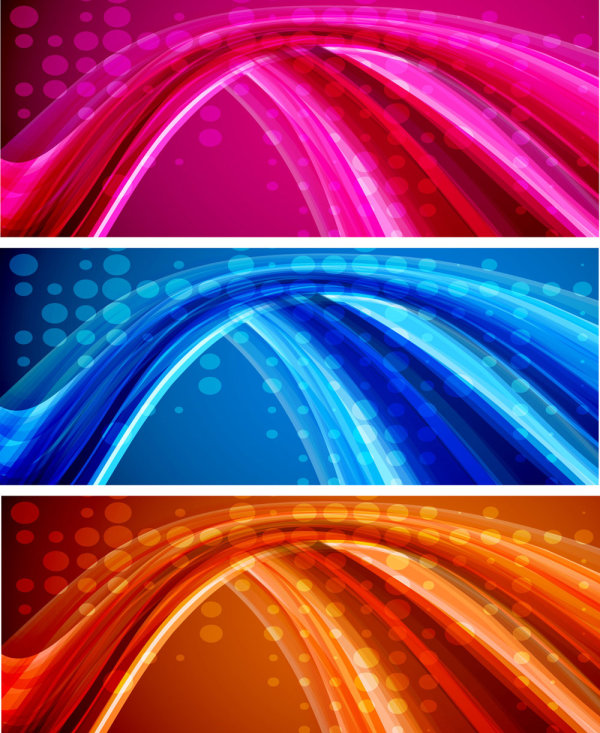 Bright dynamic flow line - vector material