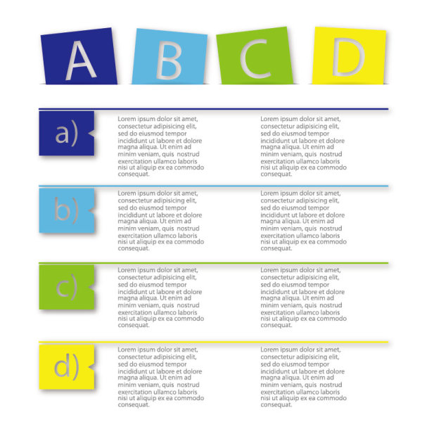 Creative Label Design 06 - vector material