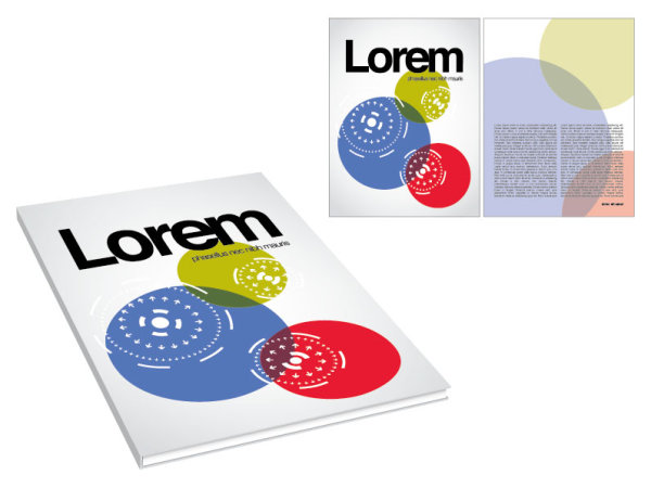 Cover the trend template 03 - vector material