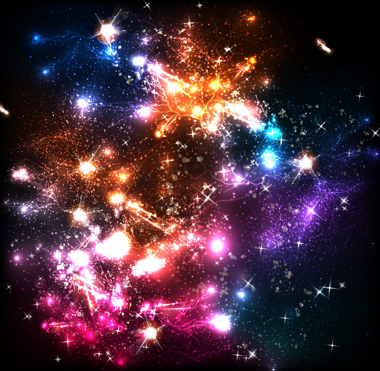 The trend of light background 02 - vector material