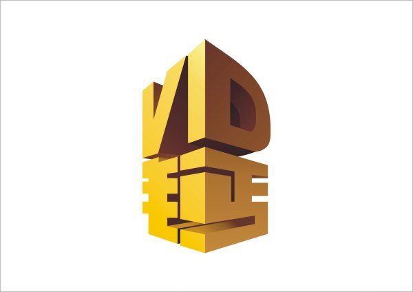 Three-dimensional font - vector material