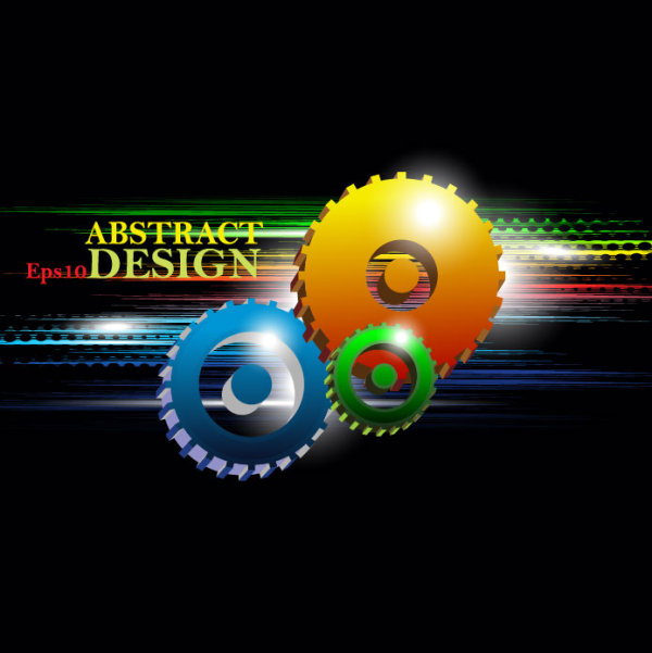 Colorful fashion background 04 - vector material