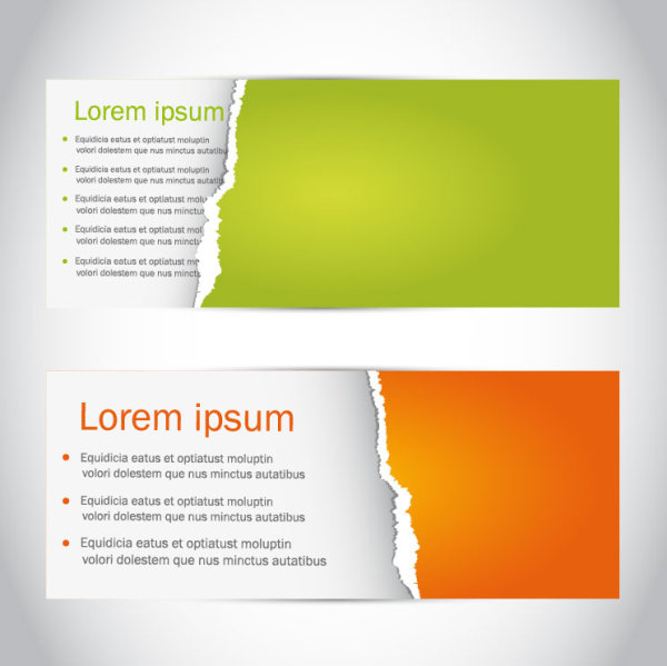 Beautifully banner 04 - vector material