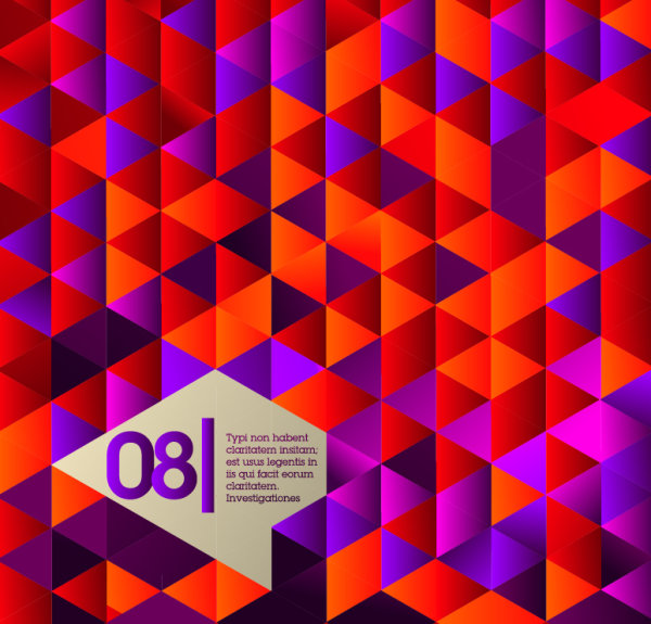 Trend abstract background 04 - vector material