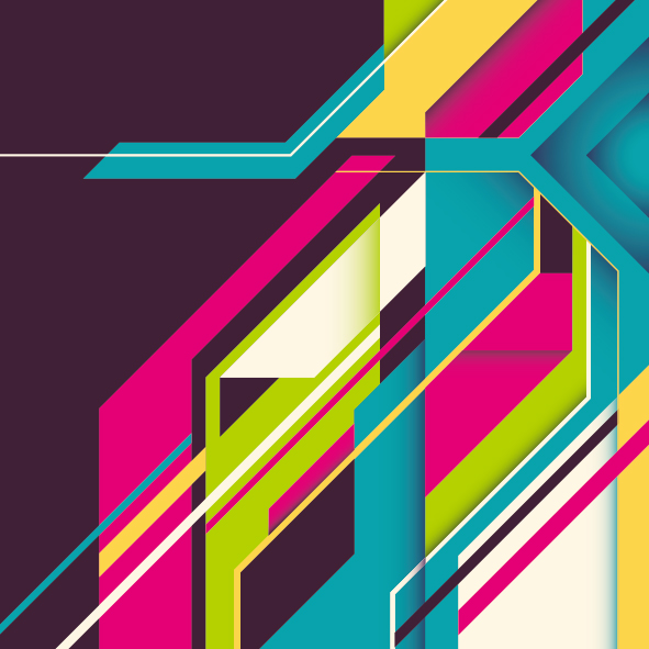 Beautiful abstract background 01 - vector material