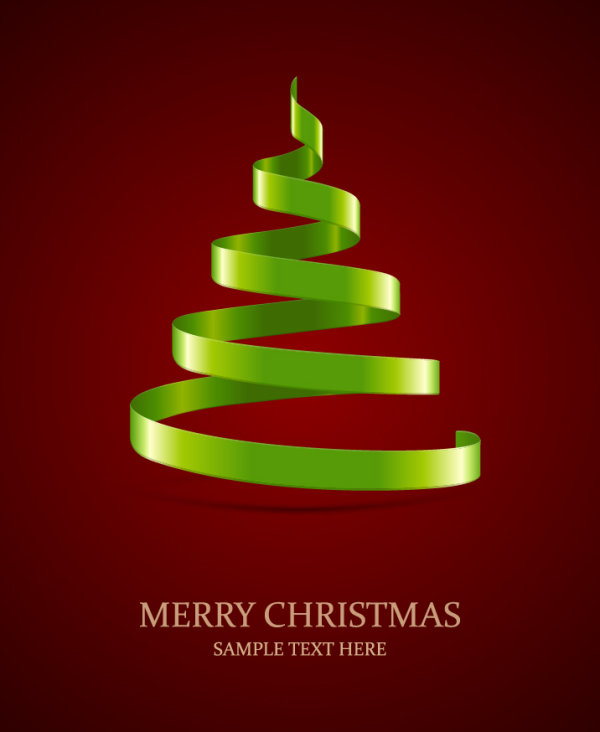 Beautiful Christmas background 03 - vector material