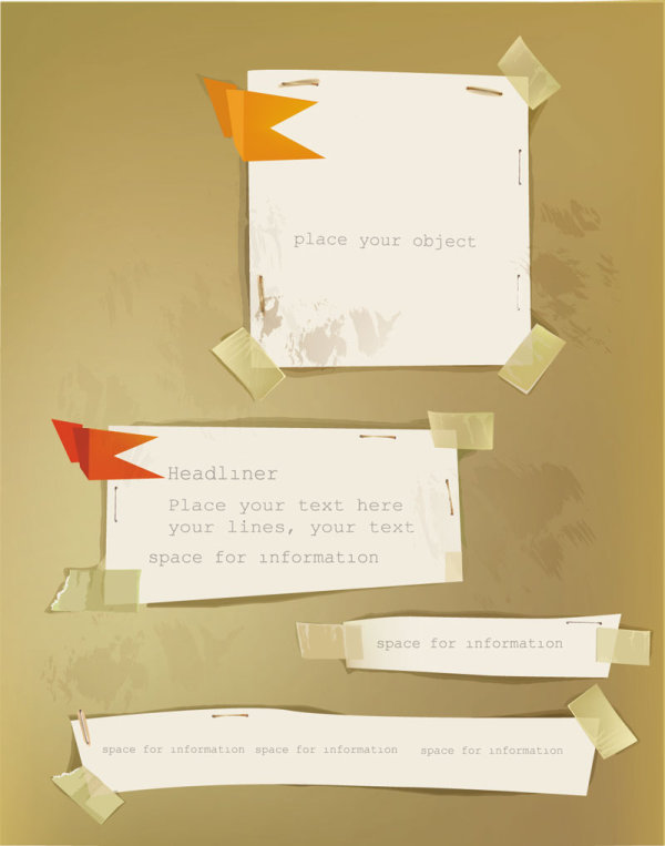 Exquisite stickers 04 - vector material