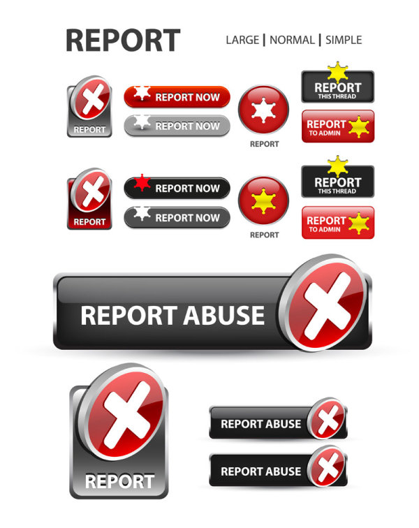 Web design elements 02 - vector material