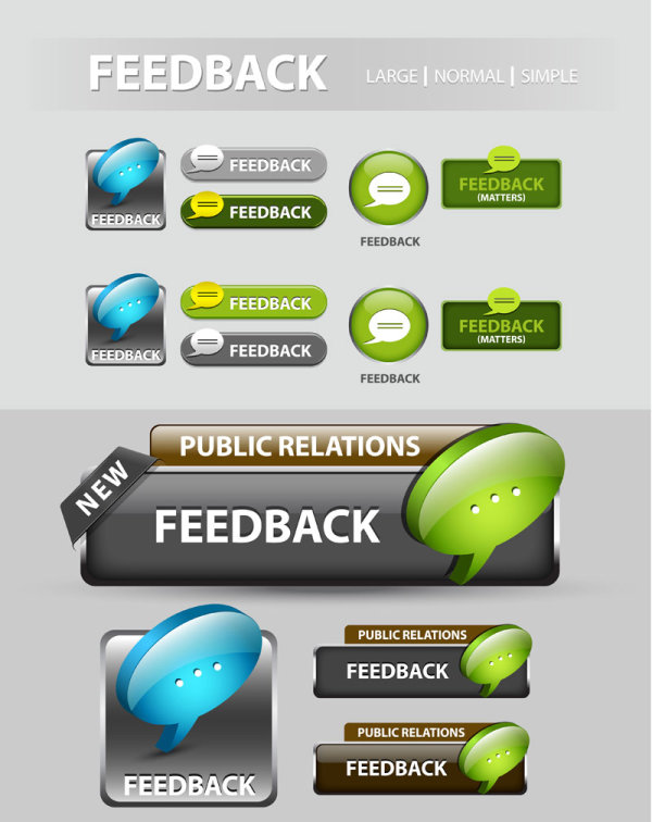 Web design elements 23 - vector material