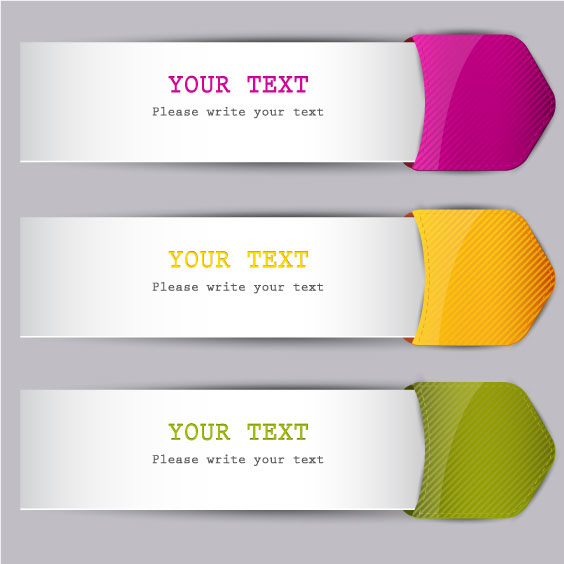 Beautifully label 05 - vector material