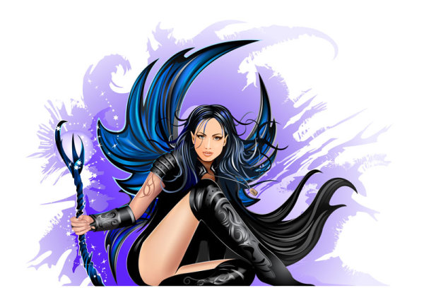 Cartoon image 05 - vector material