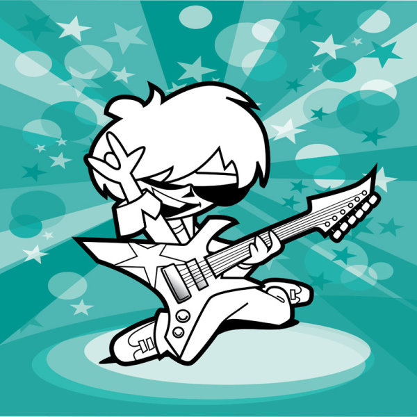 Cartoon image 03 - vector material