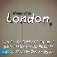 Cute word design vector material -3