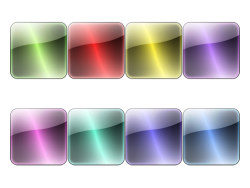 Symphony of crystal texture of the button and transparent pn