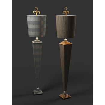 European-style floor lamp 3D Model