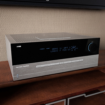 high-definition 3D model of home theater power amplifier