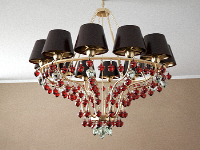 3D models of crystal chandeliers