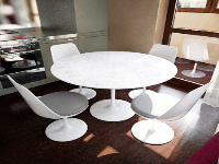 3D model of the combination of modern tables and chairs