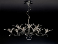 European living room crystal chandelier 3D model