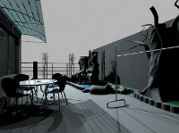 Roof gardenStylish roof garden