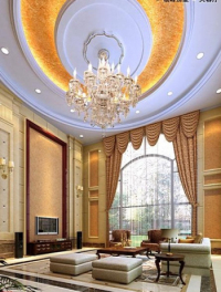 The villas large living room 3D model