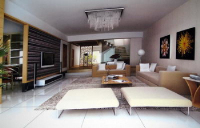 Fashion now vibrant living room 3D model