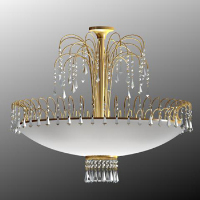 The chandelier model 3D model
