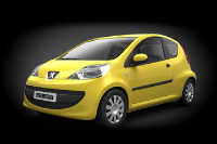 Peugeot 1007 hatchback 3d model