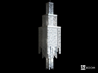 European crystal chandeliers 3D models