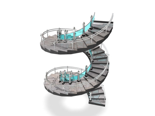 Modern spiral staircase
