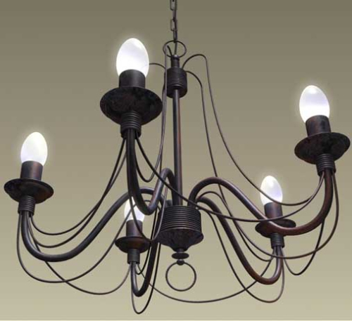 Elegant European high precious metal chandelier