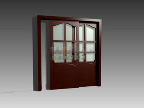 Modern style bathroom door