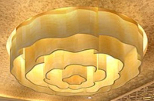 3D model of flower chandelier