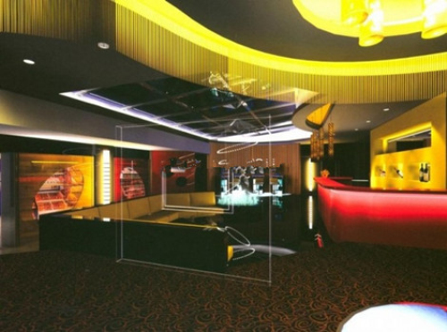 Bar interior design model