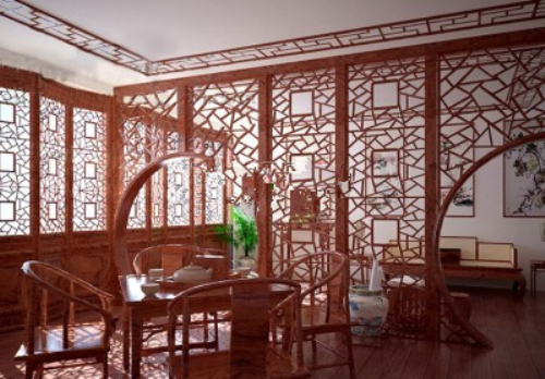 Retro-style restaurant 3d model