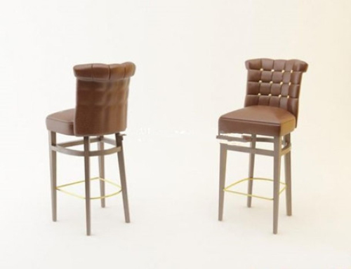 Leather lounge chair 3d model