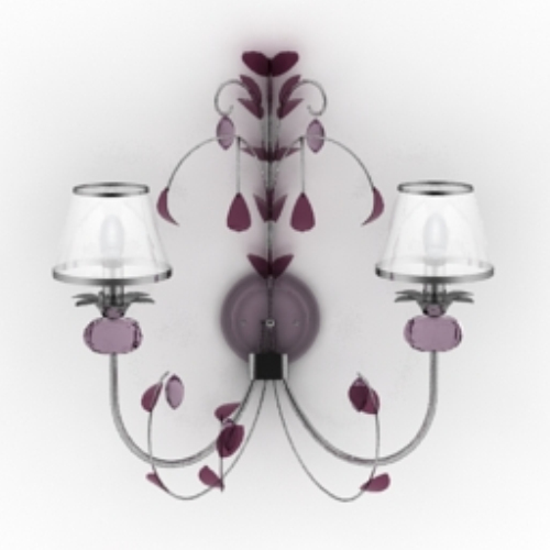 purple elegant bedside lamp models