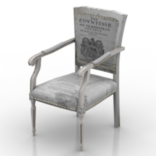 vintage European chair model