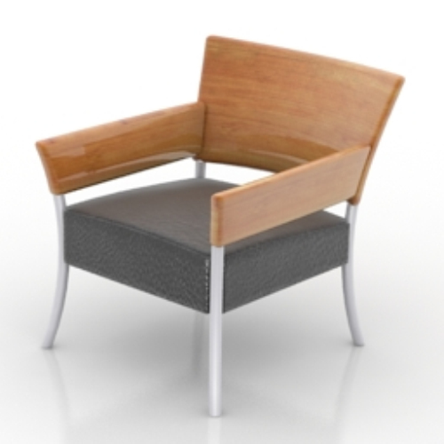 Simple wood single chair models