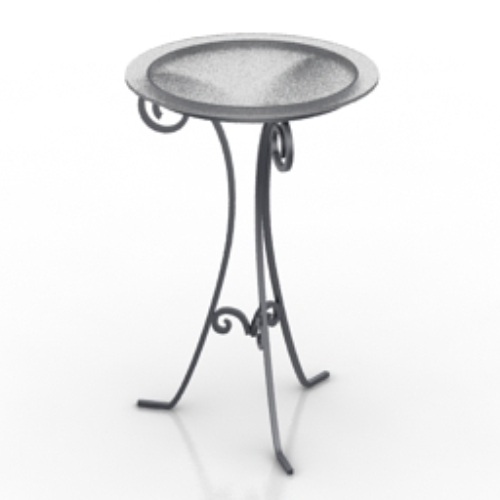 European pattern chair model