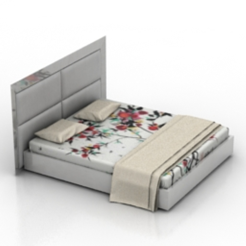 white vintage bed model