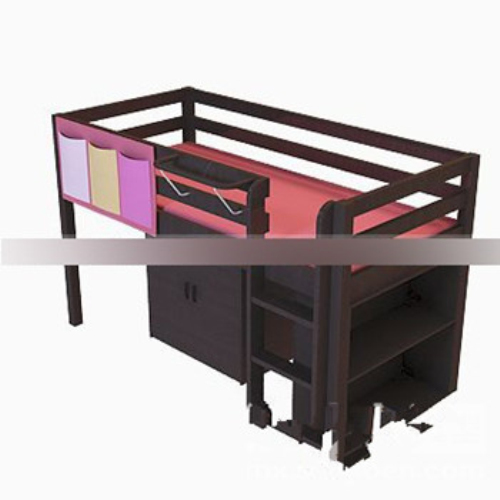 Bunk bed 3d model
