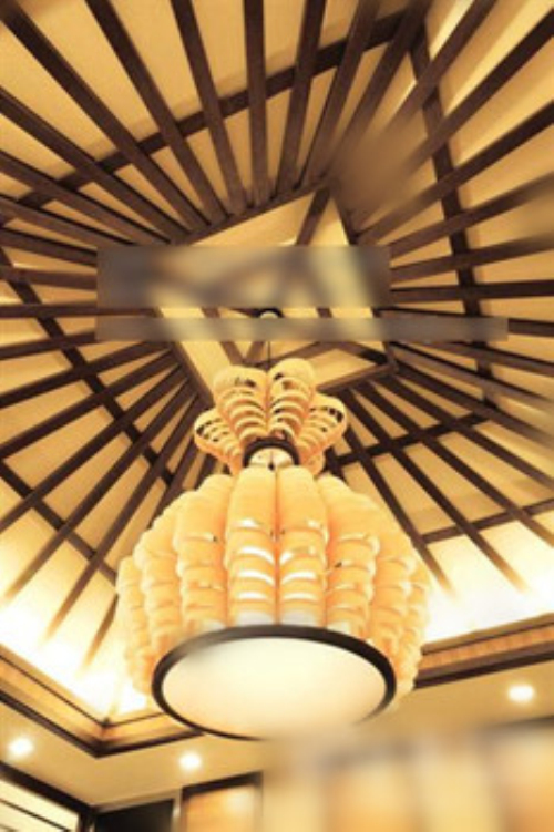 Luxury chandelier 3d model