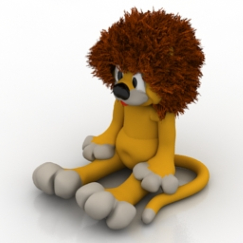 Lion doll model