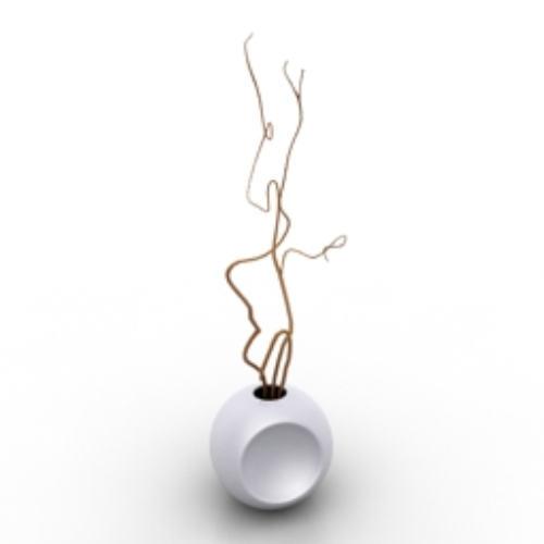 Foreign porcelain model